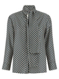 'S Max Mara Blue Silk Blouse