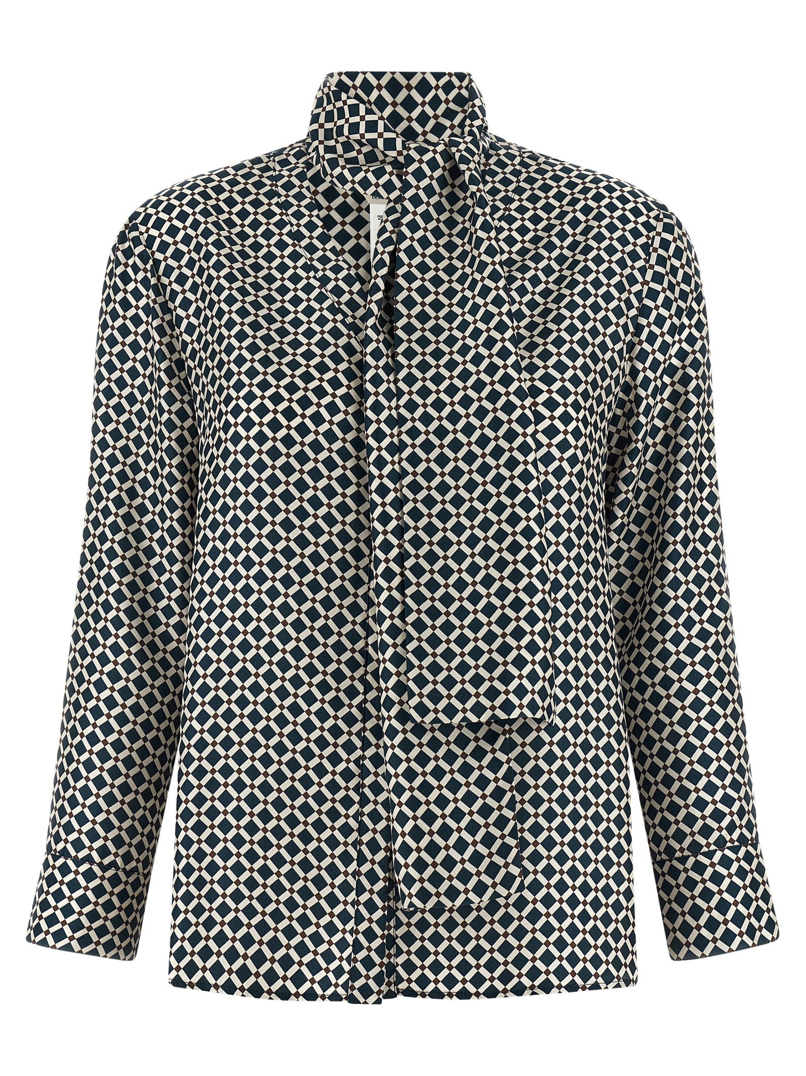 'S Max Mara Blue Silk Blouse