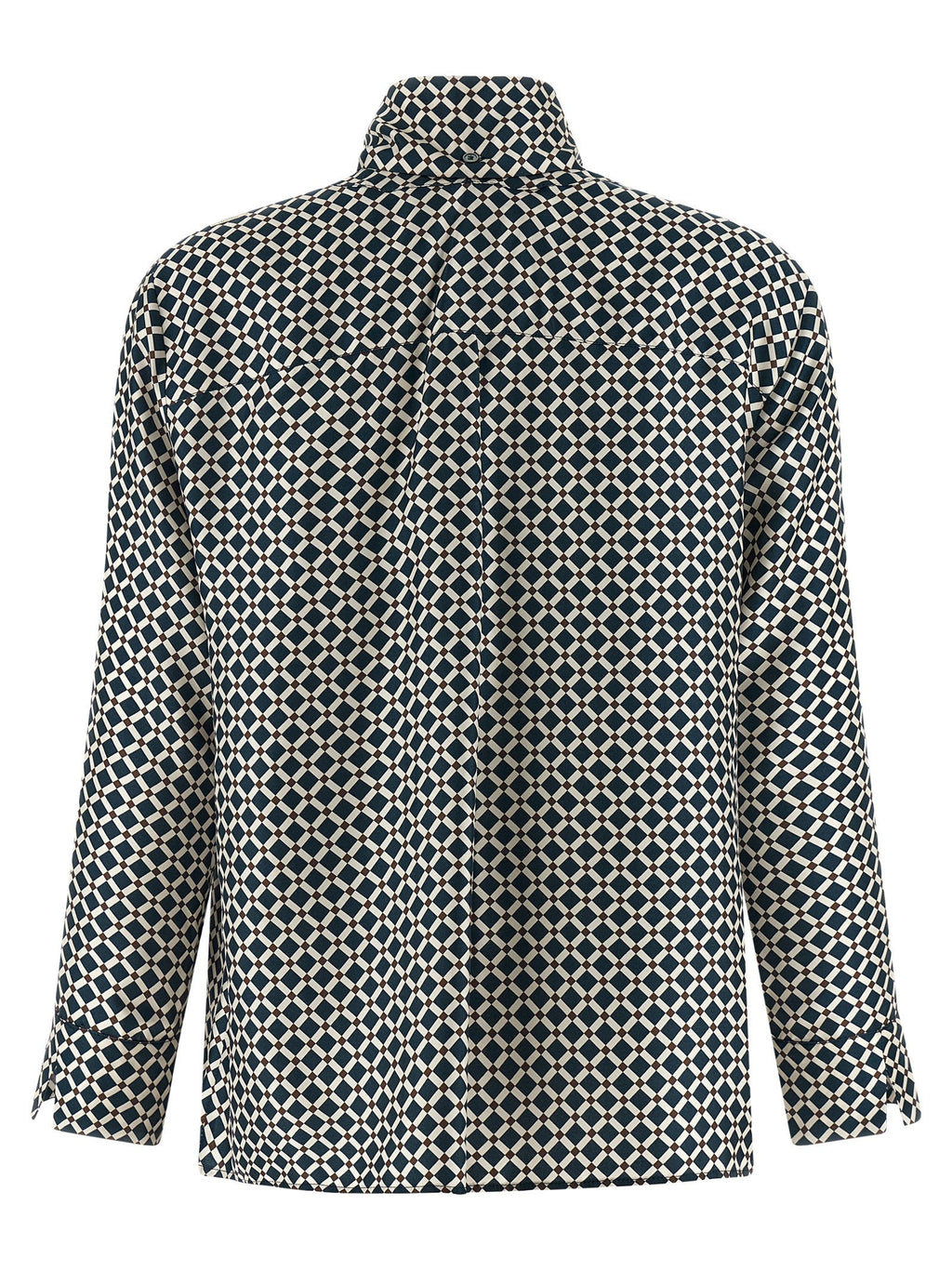 'S Max Mara Blue Silk Blouse