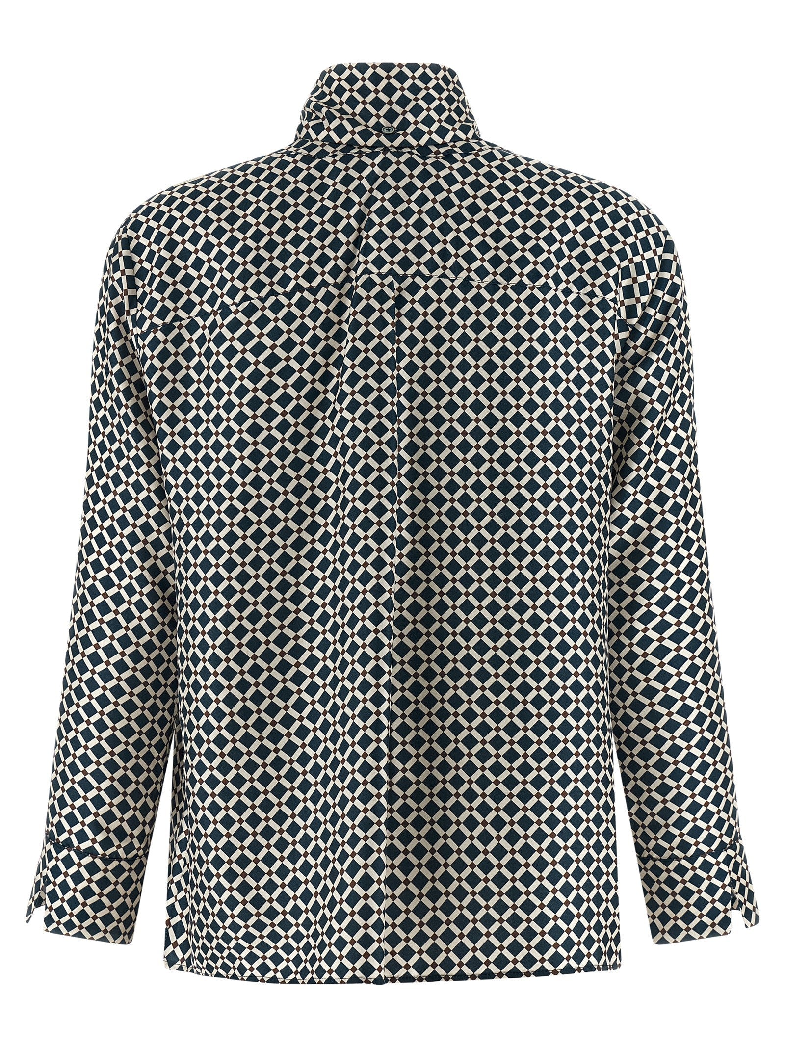 'S Max Mara Blue Silk Blouse