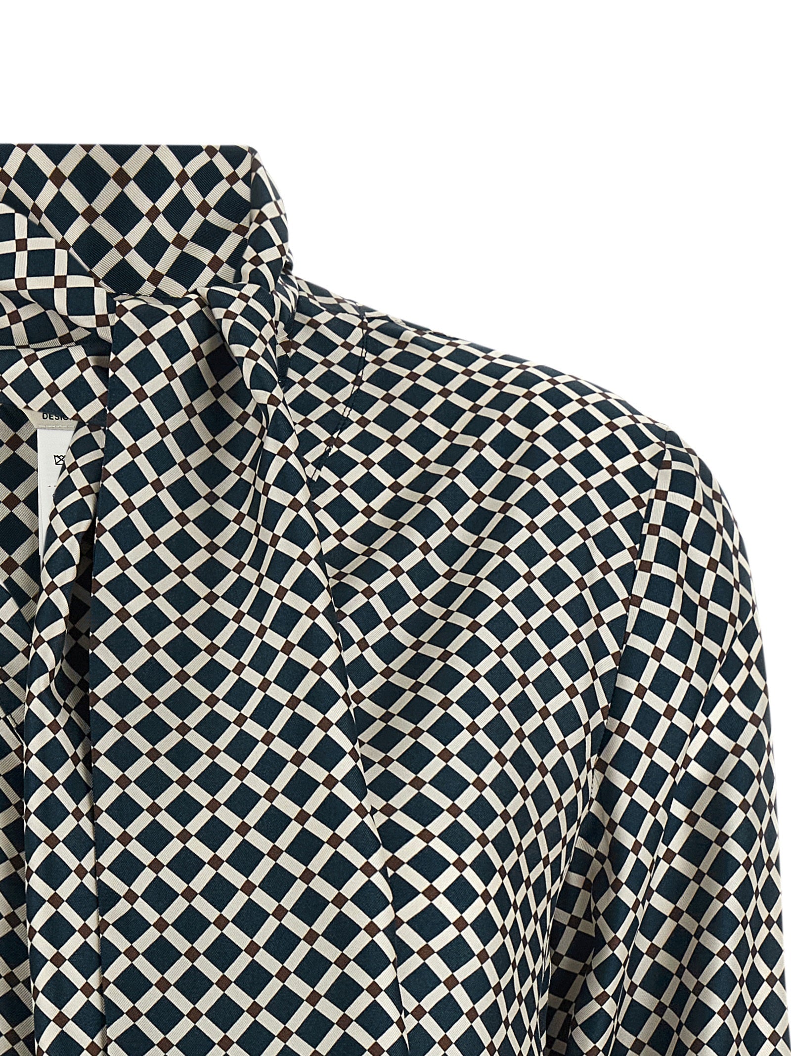 'S Max Mara Blue Silk Blouse