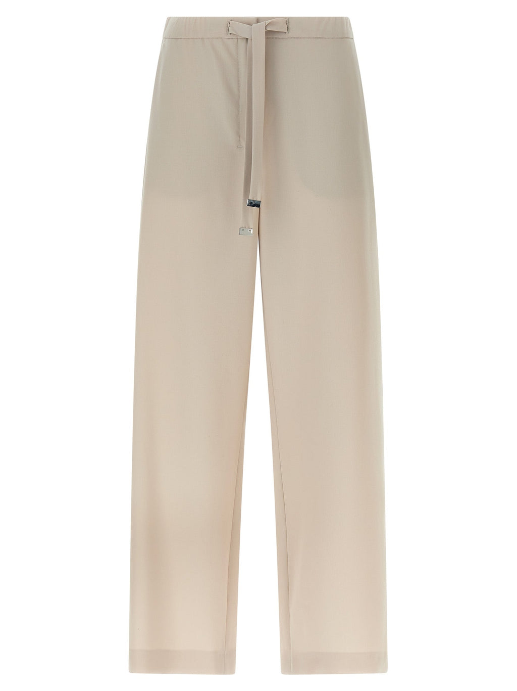 'S Max Mara Beige Virgin Wool Athletic Pants