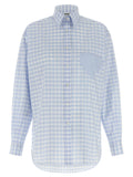 Moschino Blue Cotton Blouse