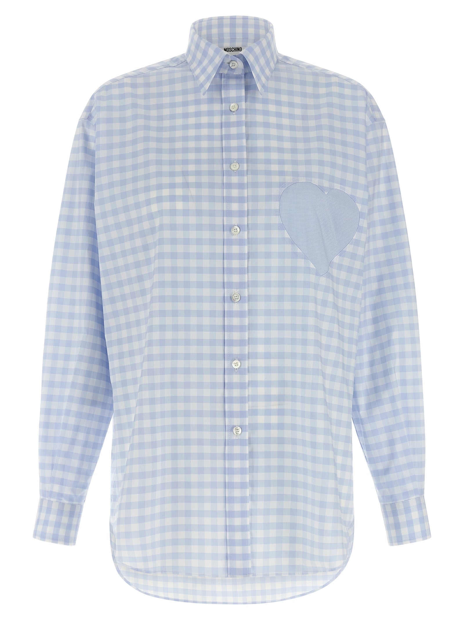 Moschino Blue Cotton Blouse