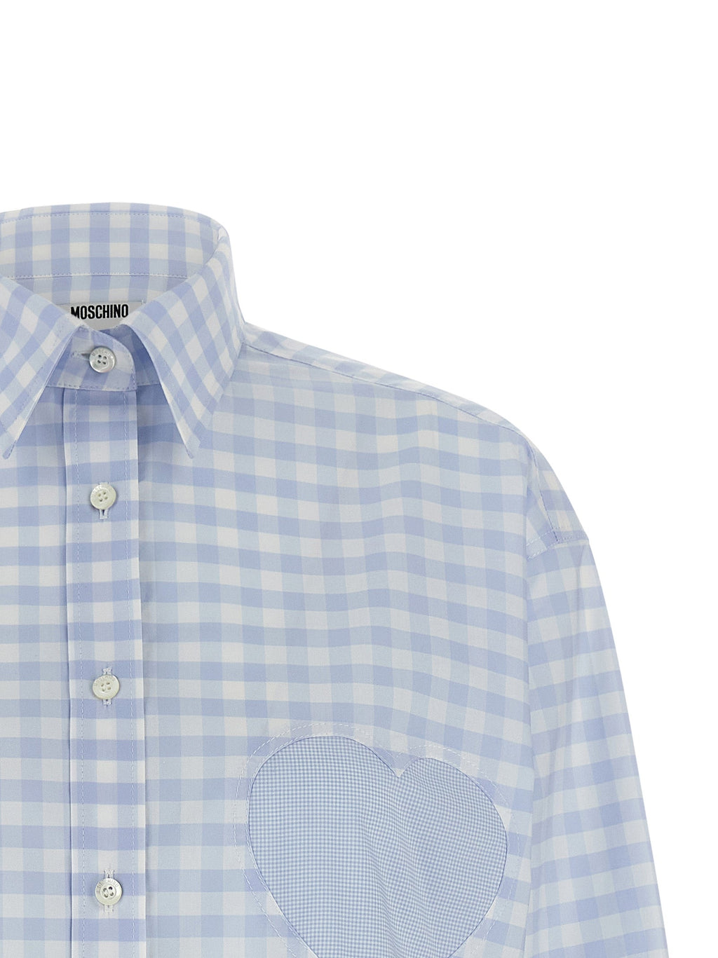 Moschino Blue Cotton Blouse
