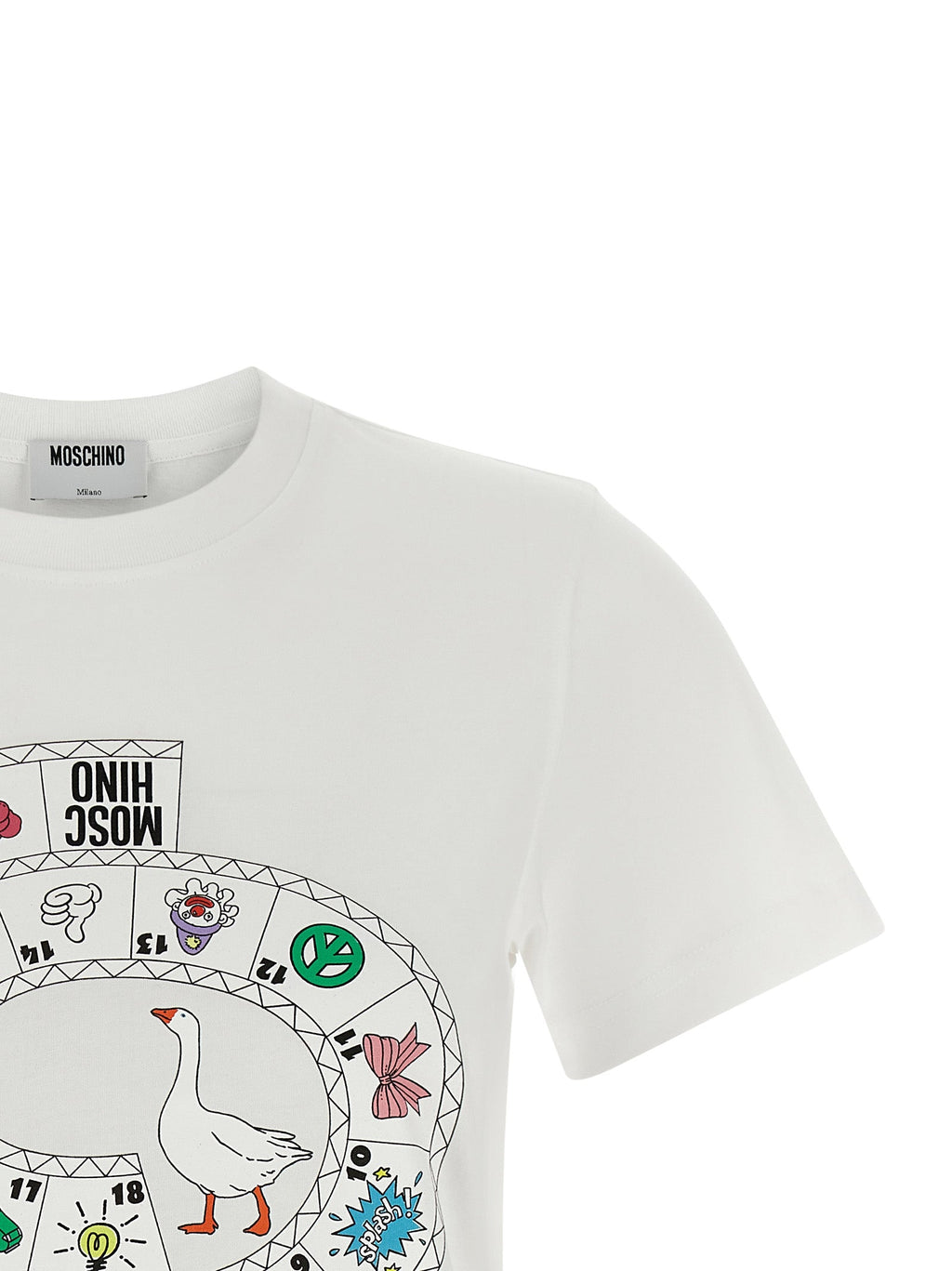 Moschino White Cotton T-Shirt