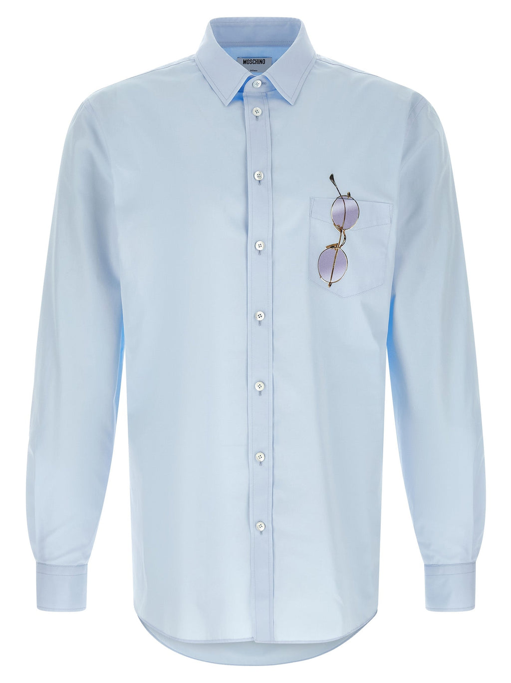 Moschino Blue Cotton Blouse