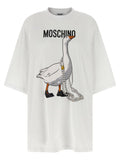 Moschino White Cotton Short Dress