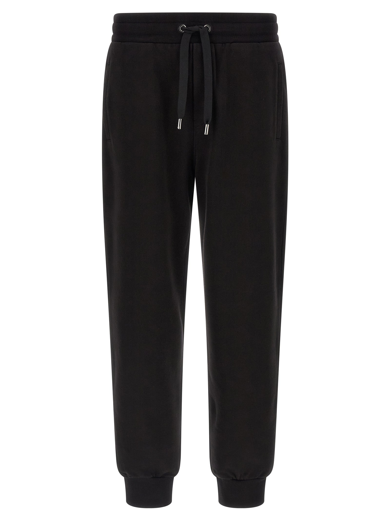 Dolce & Gabbana Black Cotton Joggers (Workout Pants)