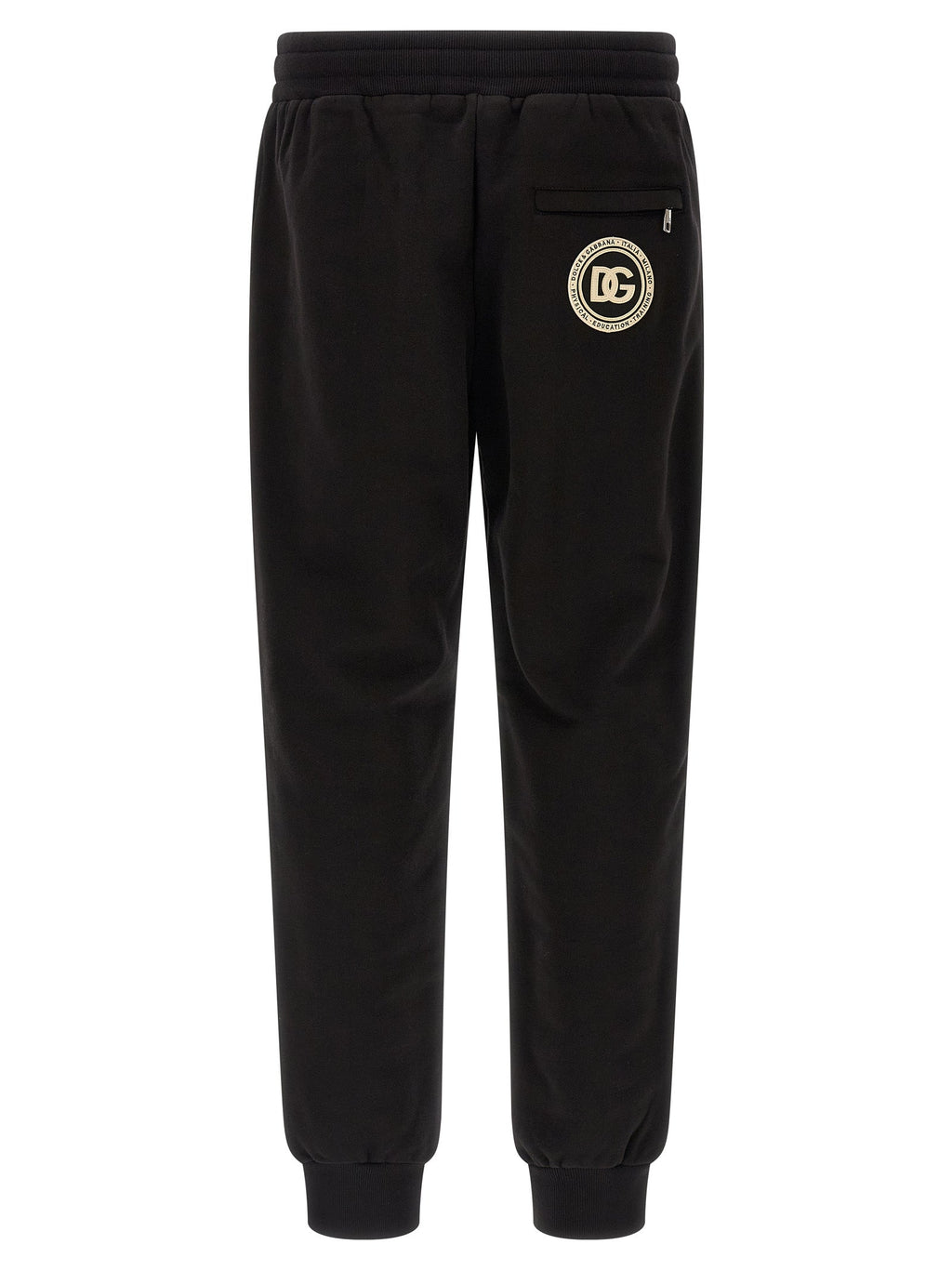 Dolce & Gabbana Black Cotton Joggers (Workout Pants)