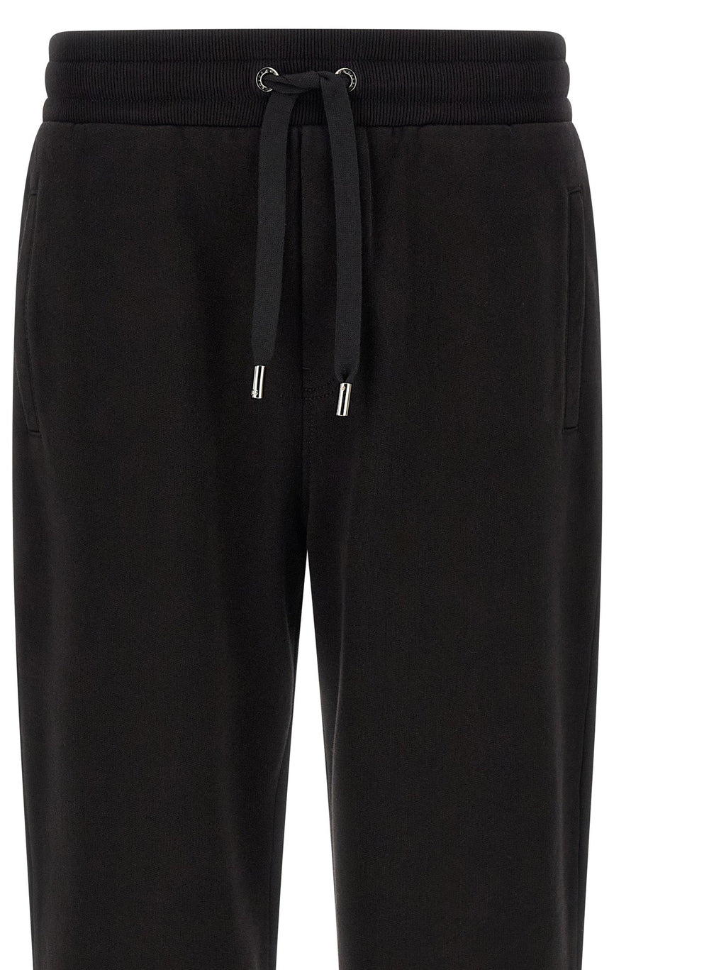 Dolce & Gabbana Black Cotton Joggers (Workout Pants)