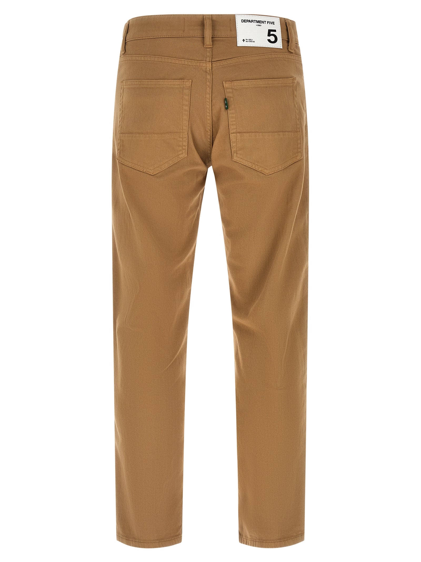 Department 5 Beige Cotton Straight-Leg Jeans