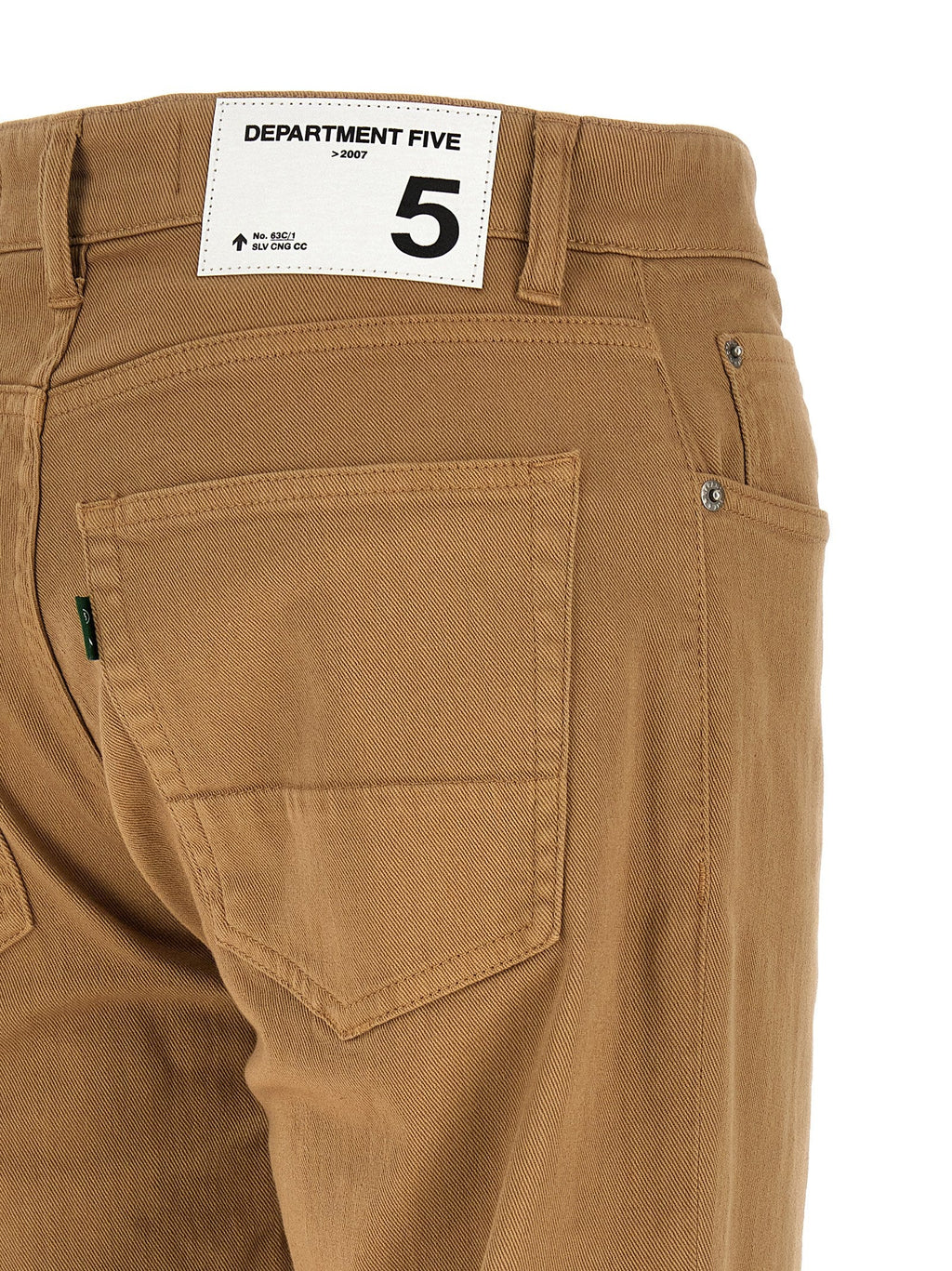 Department 5 Beige Cotton Straight-Leg Jeans