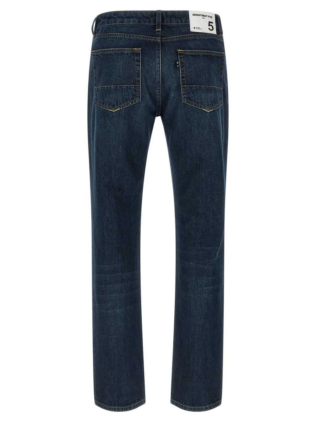 Department 5 Blue Cotton Straight-Leg Jeans