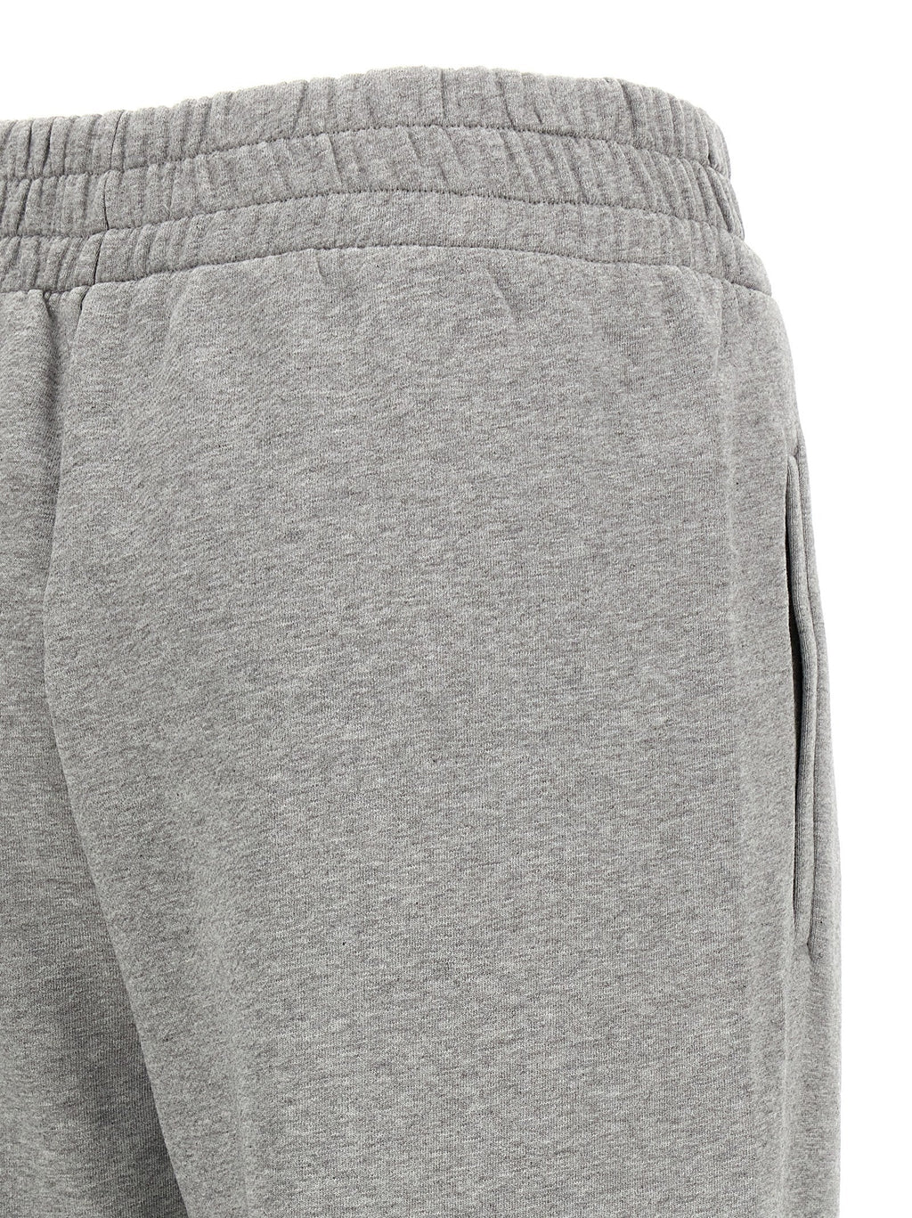 Off-White Gray Cotton Joggers (Workout Pants)