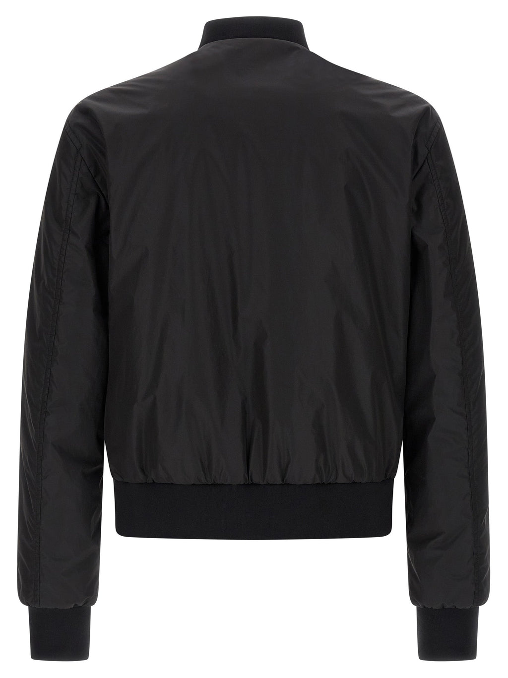 Dolce & Gabbana Black Polyamide Bomber