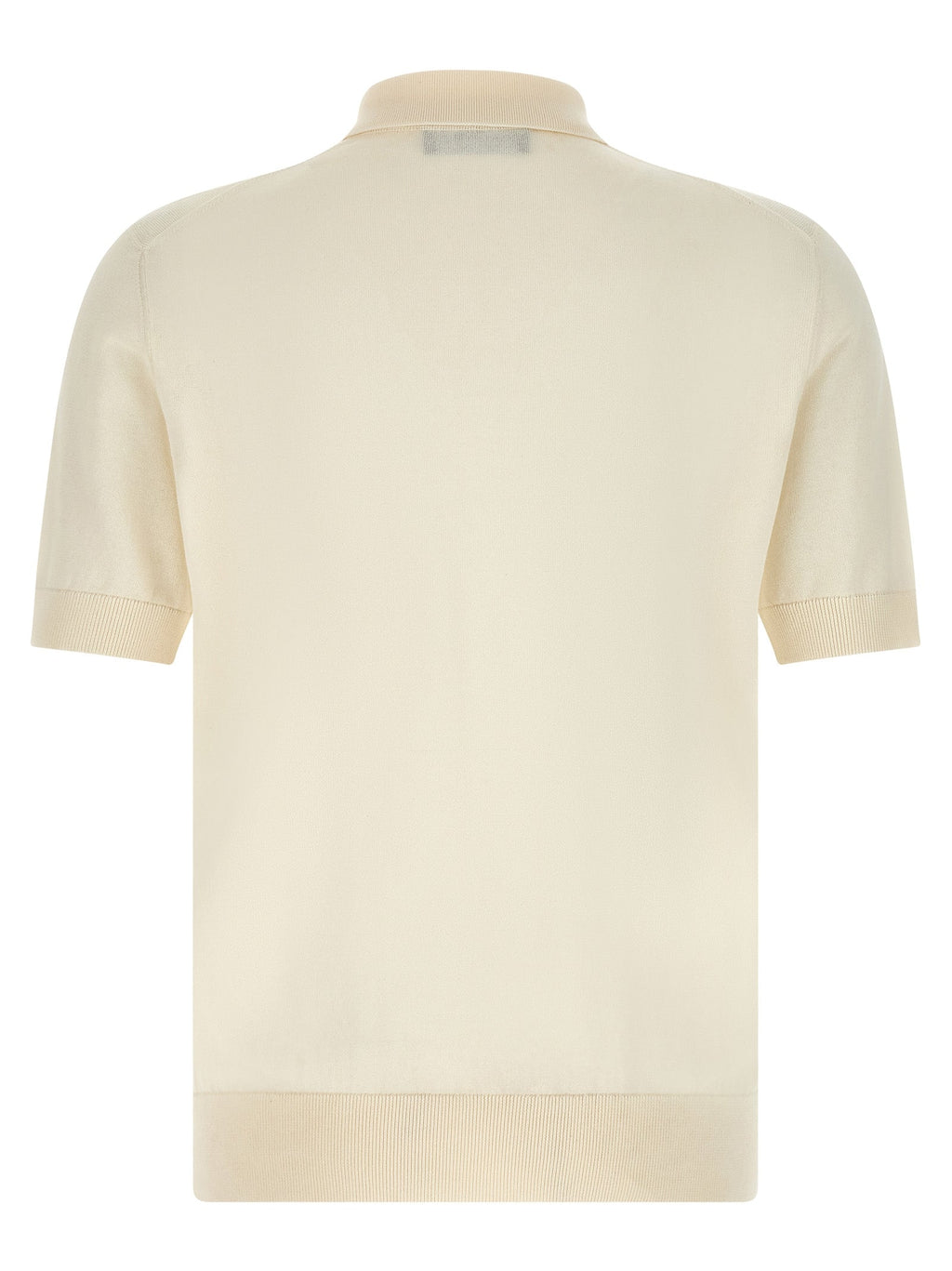 Dolce & Gabbana White Cotton Polo Shirt