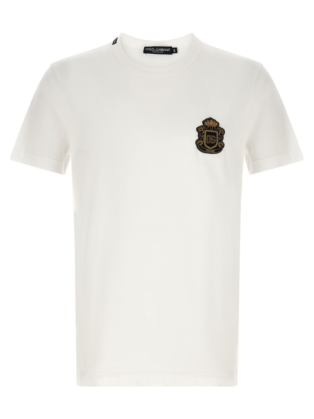 Dolce & Gabbana White Cotton T-Shirt