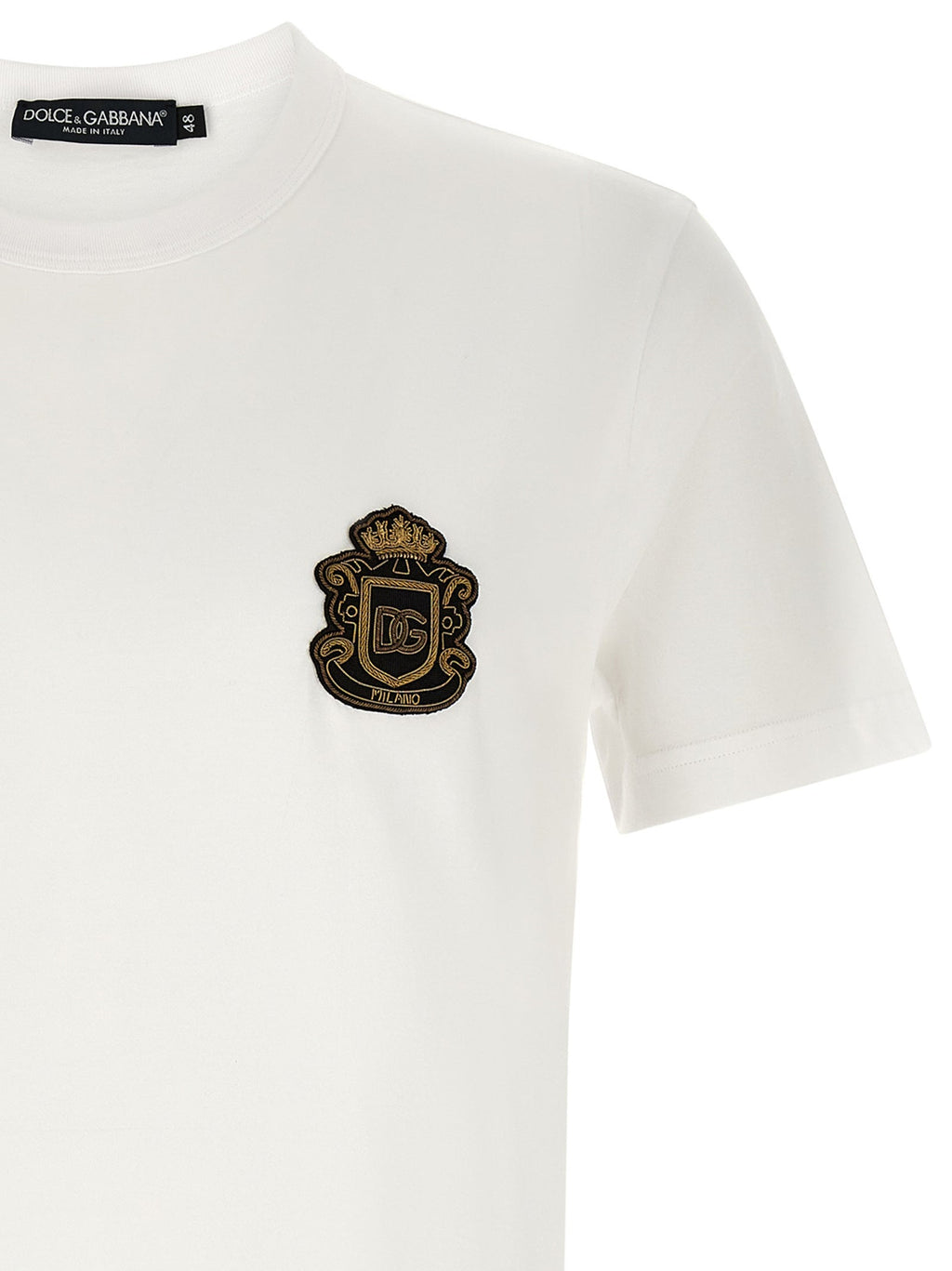 Dolce & Gabbana White Cotton T-Shirt