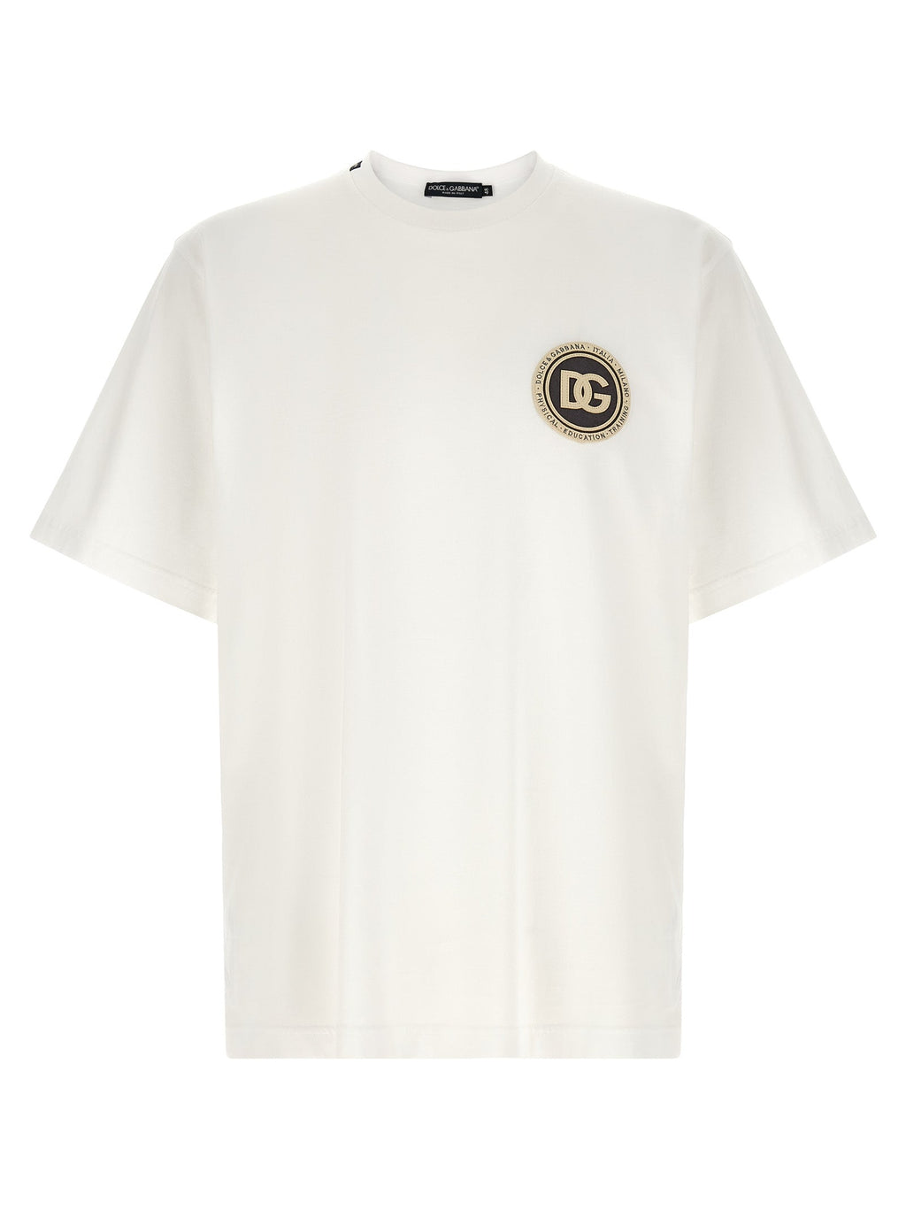Dolce & Gabbana White Cotton T-Shirt