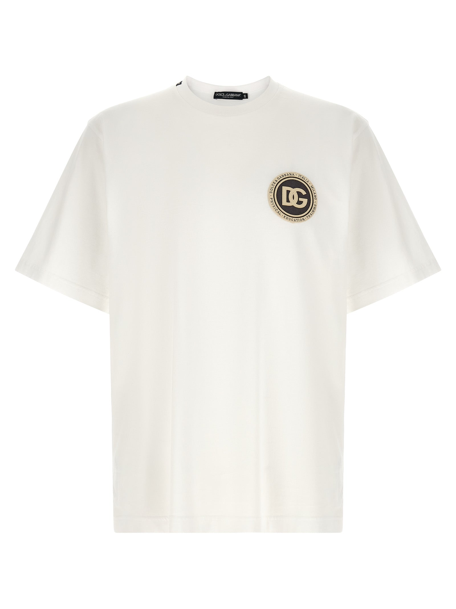 Dolce & Gabbana White Cotton T-Shirt