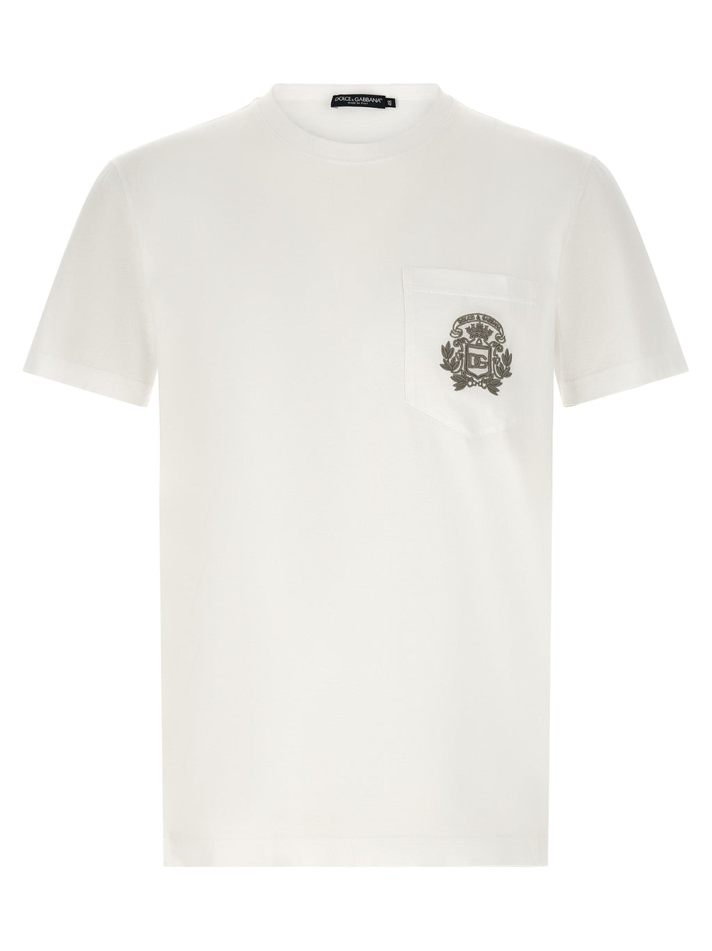 Dolce & Gabbana White Cotton T-Shirt