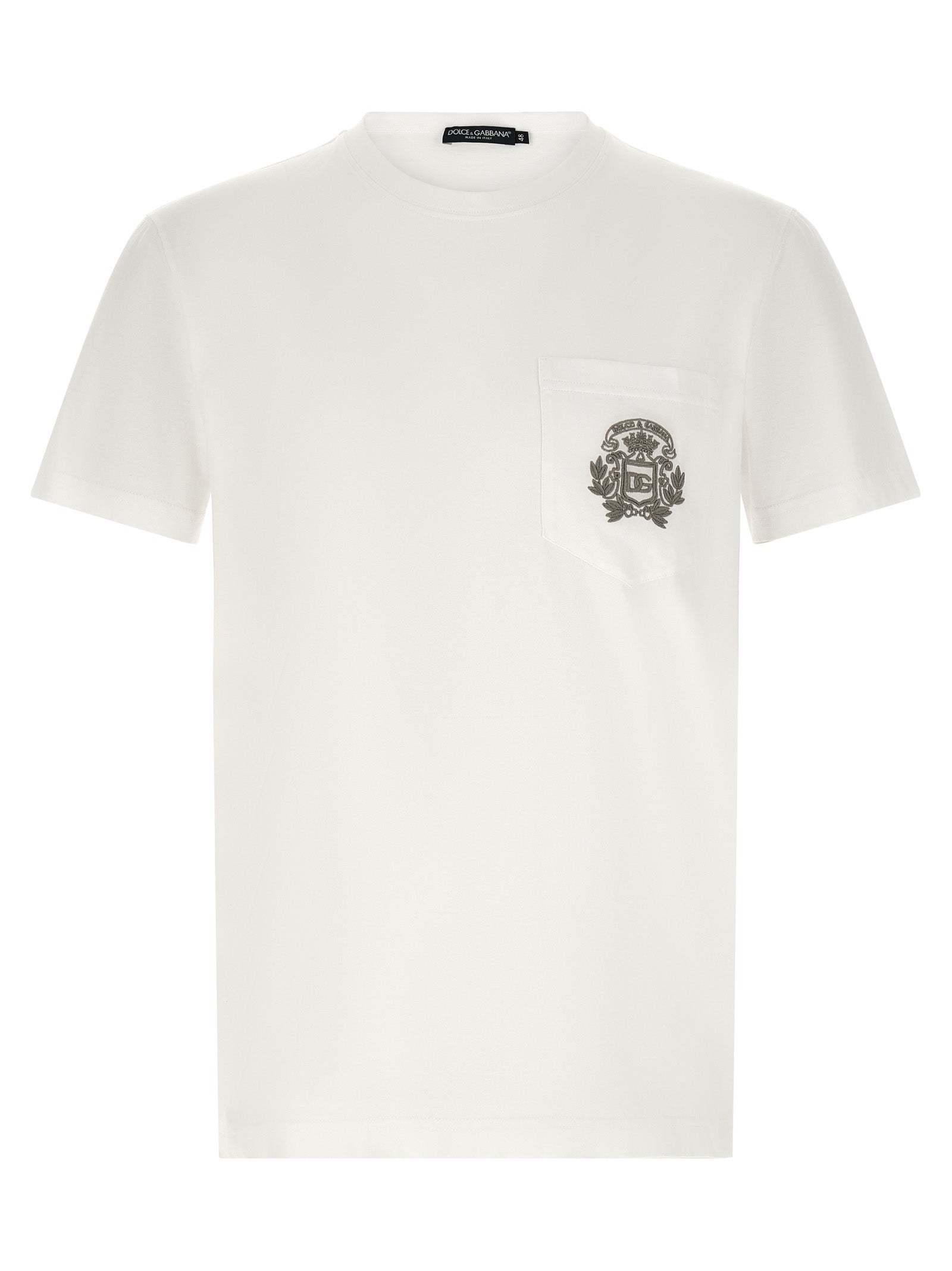 Dolce & Gabbana White Cotton T-Shirt