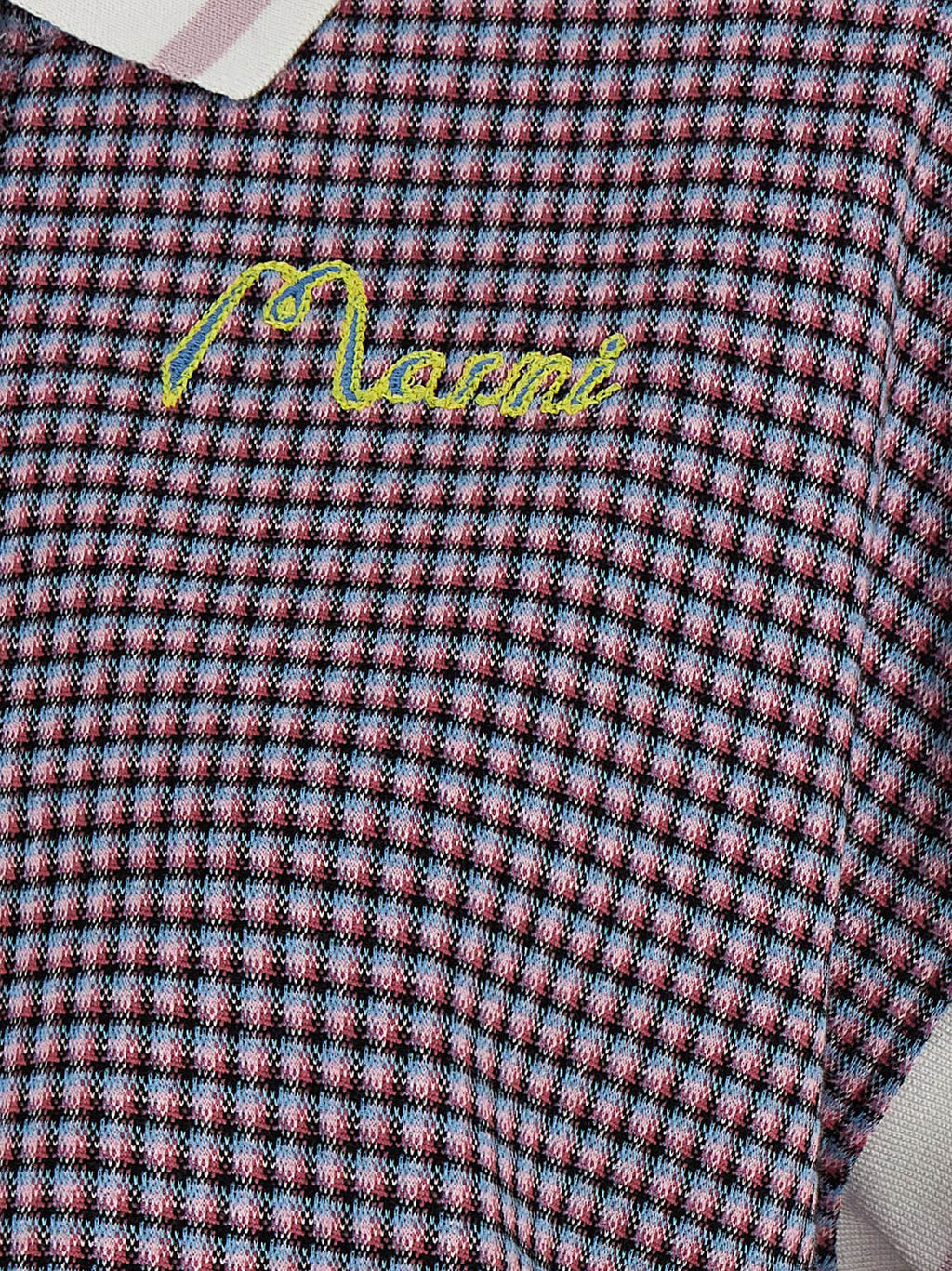 Marni Multicolor Viscose Polo Shirt