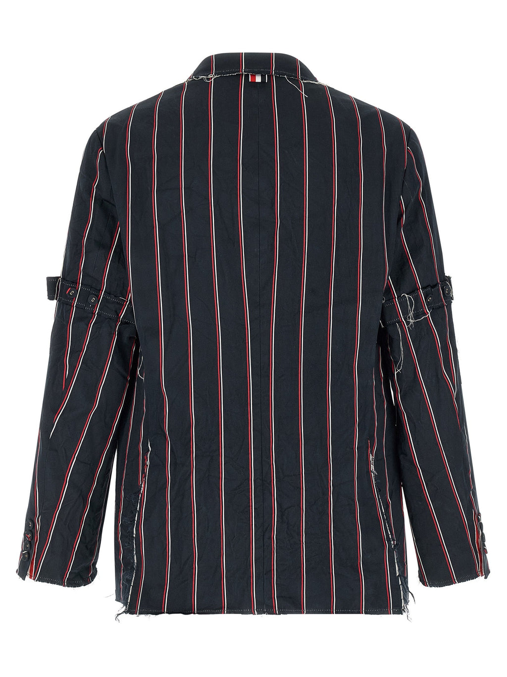 Thom Browne Blue Silk Blazer