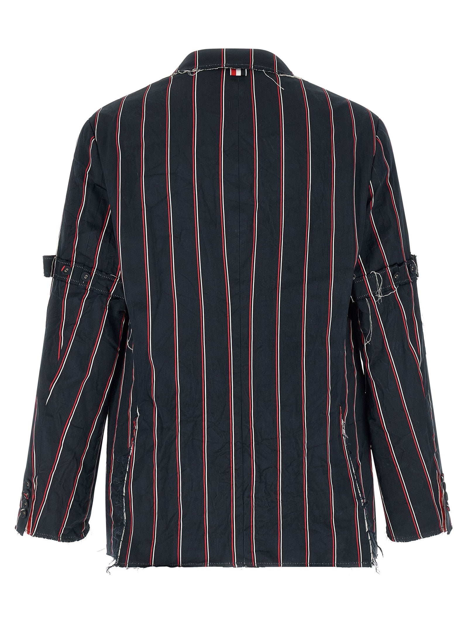 Thom Browne Blue Silk Blazer
