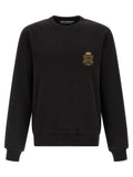 Dolce & Gabbana Black Cotton Sweatshirt