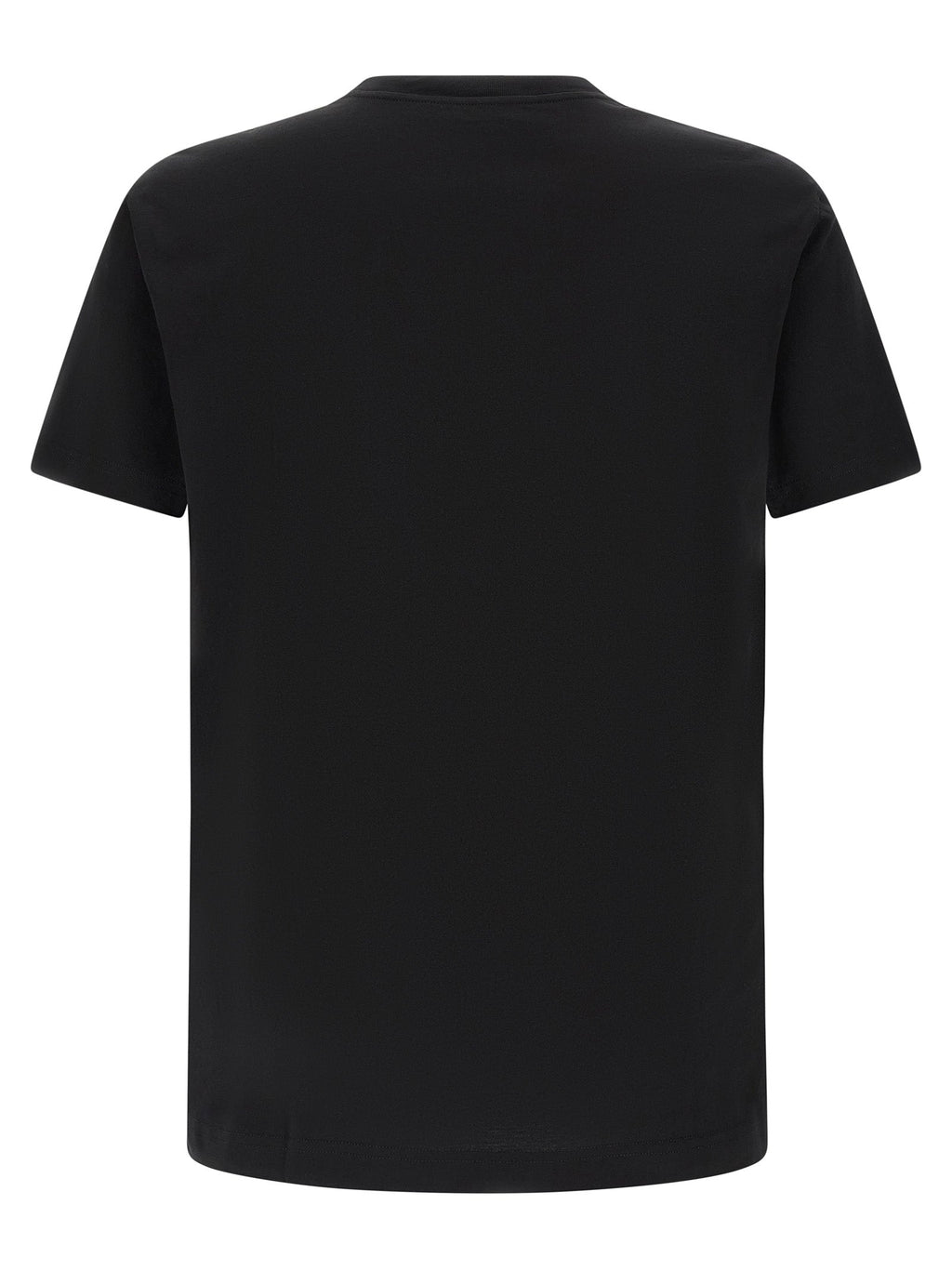 Dolce & Gabbana Black Cotton T-Shirt