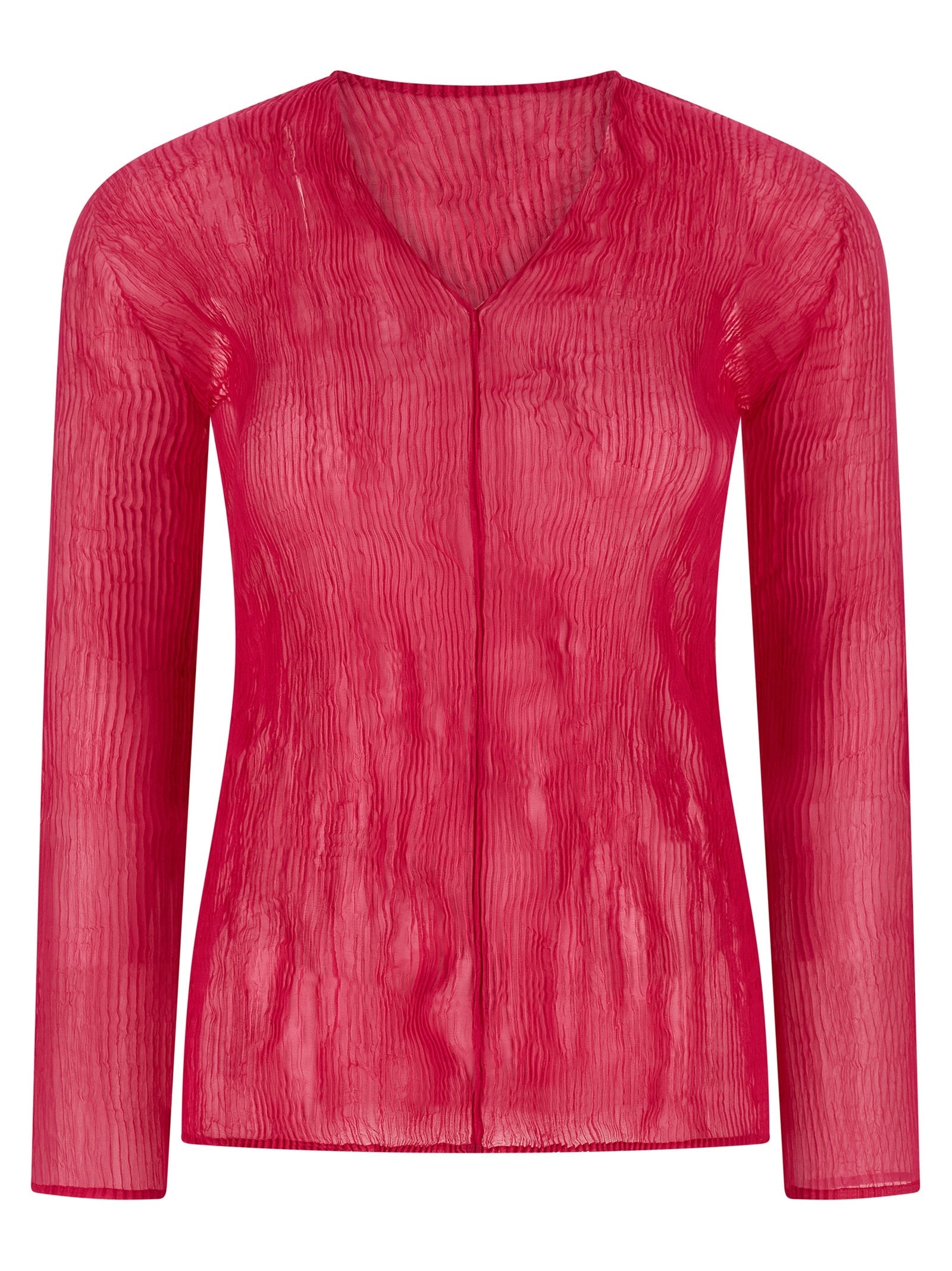 Issey Miyake Fuchsia Polyester Shirt
