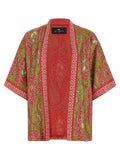 Etro Multicolor Silk Cardigan