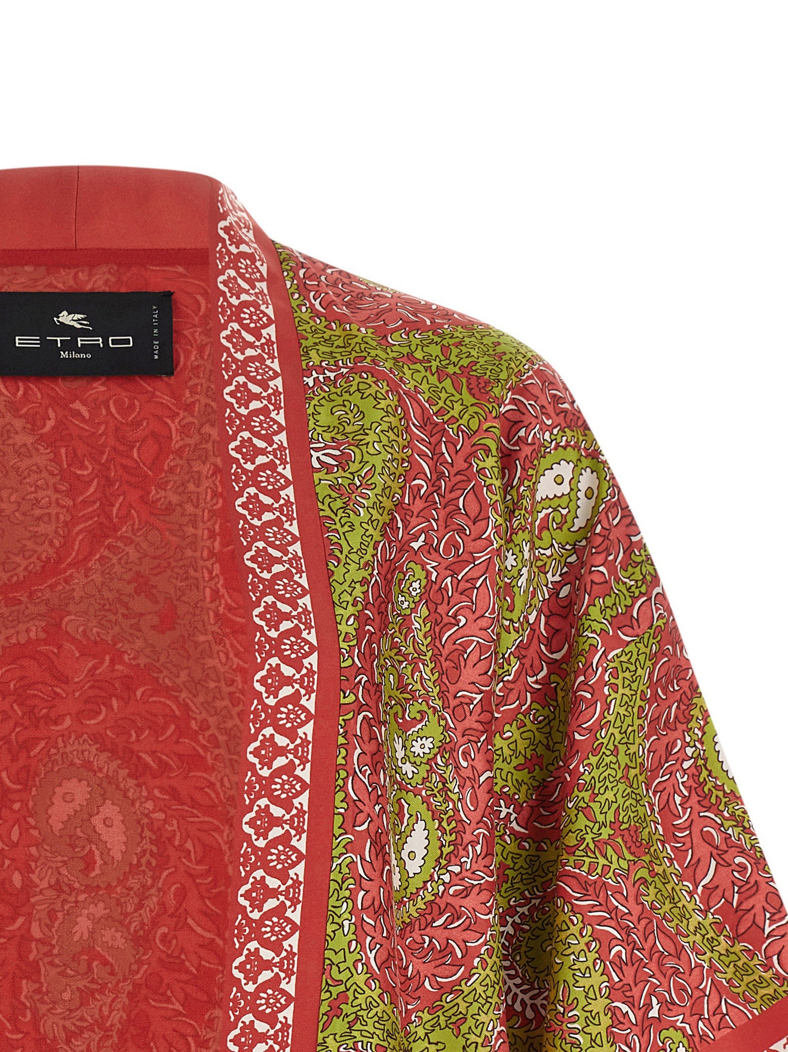 Etro Multicolor Silk Cardigan