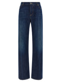 Dolce & Gabbana Blue Cotton Straight-Leg Jeans
