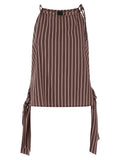 PINKO Brown Viscose Sleeveles T-Shirt