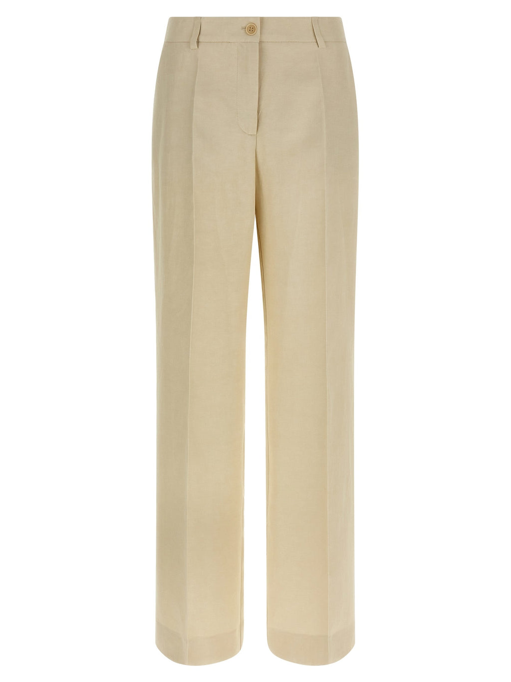 P.A.R.O.S.H. Beige Viscose Casual Pants