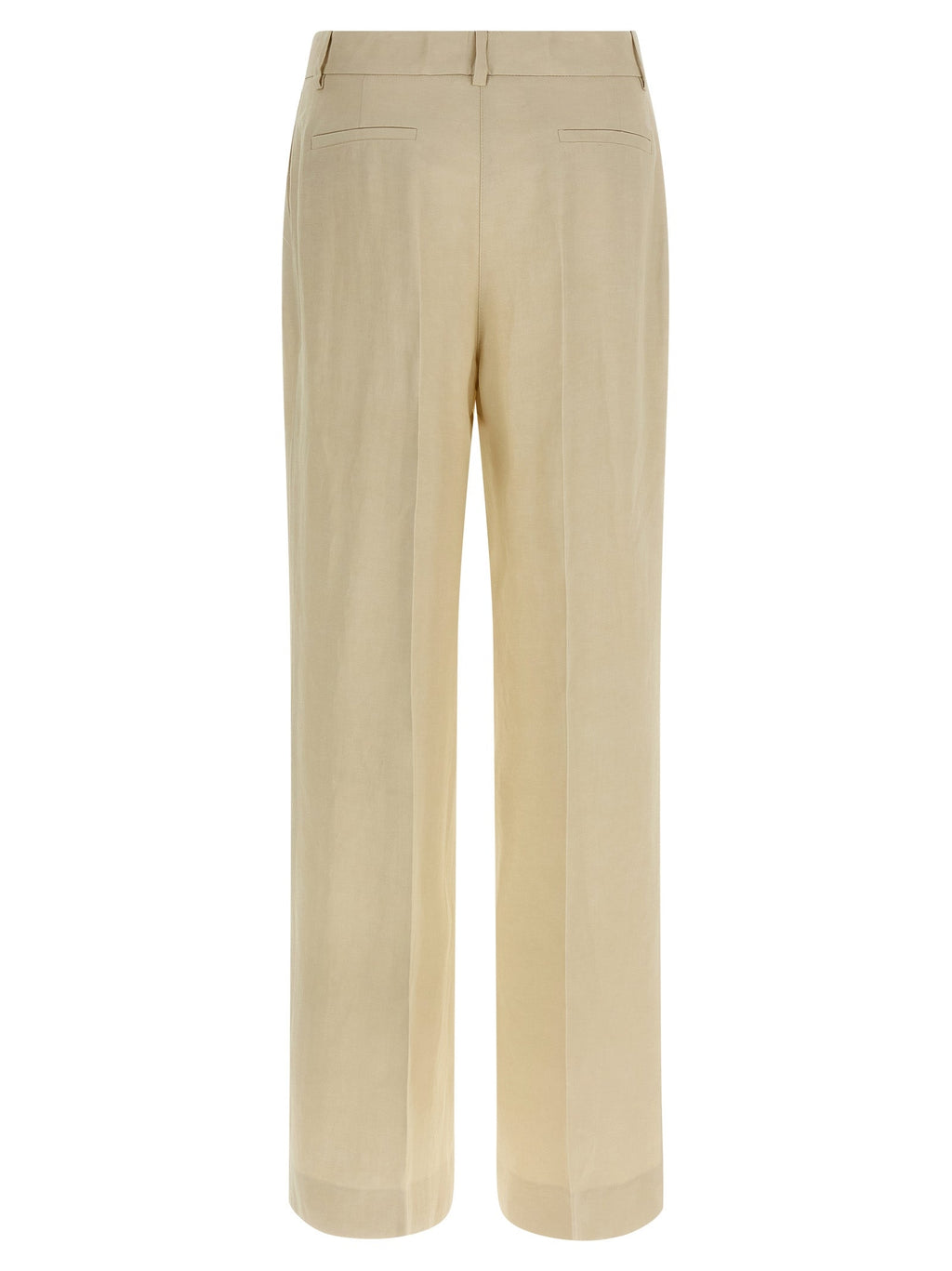 P.A.R.O.S.H. Beige Viscose Casual Pants