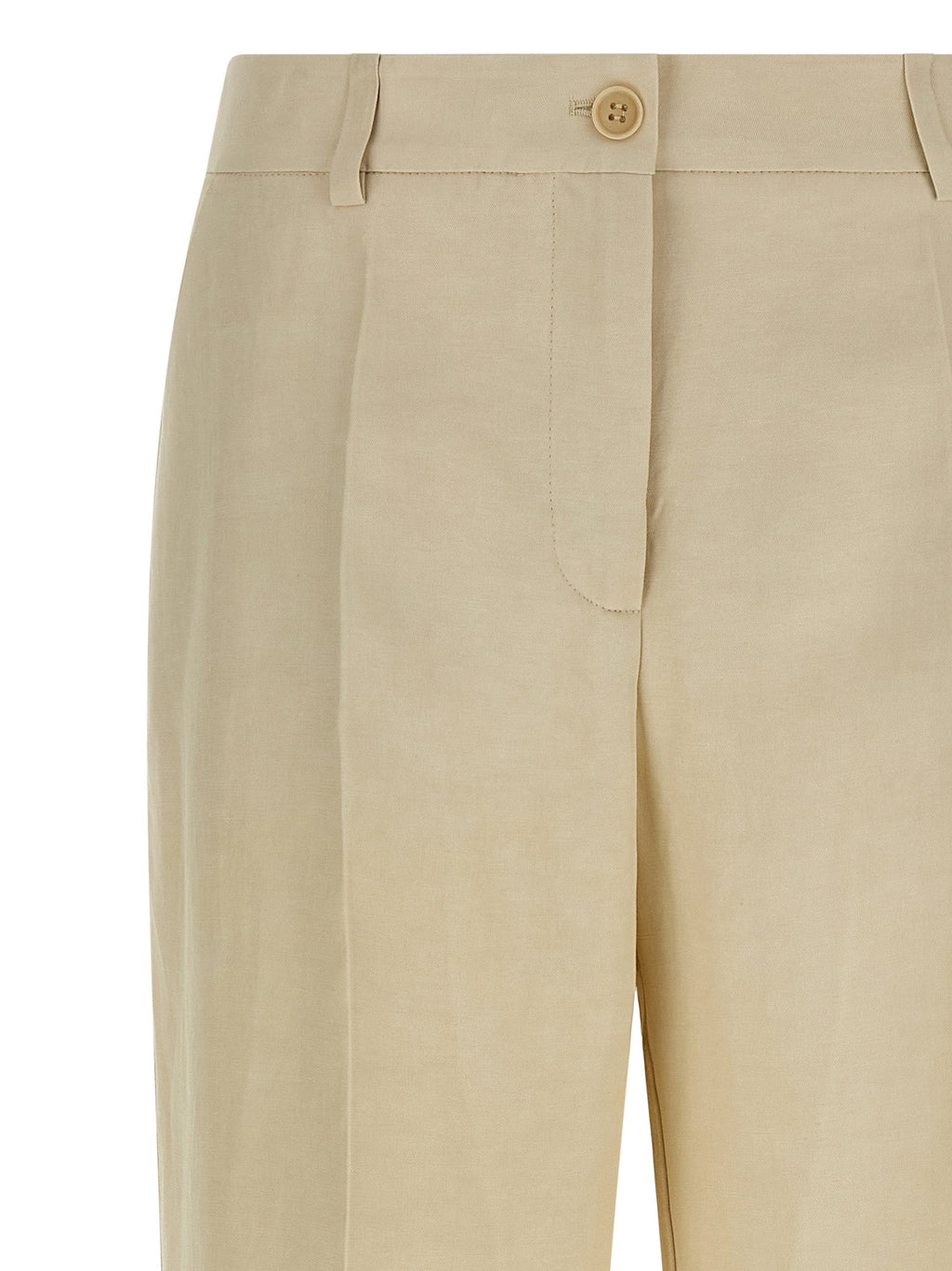 P.A.R.O.S.H. Beige Viscose Casual Pants