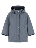 MooRER Blue Polyester Shell Jacket