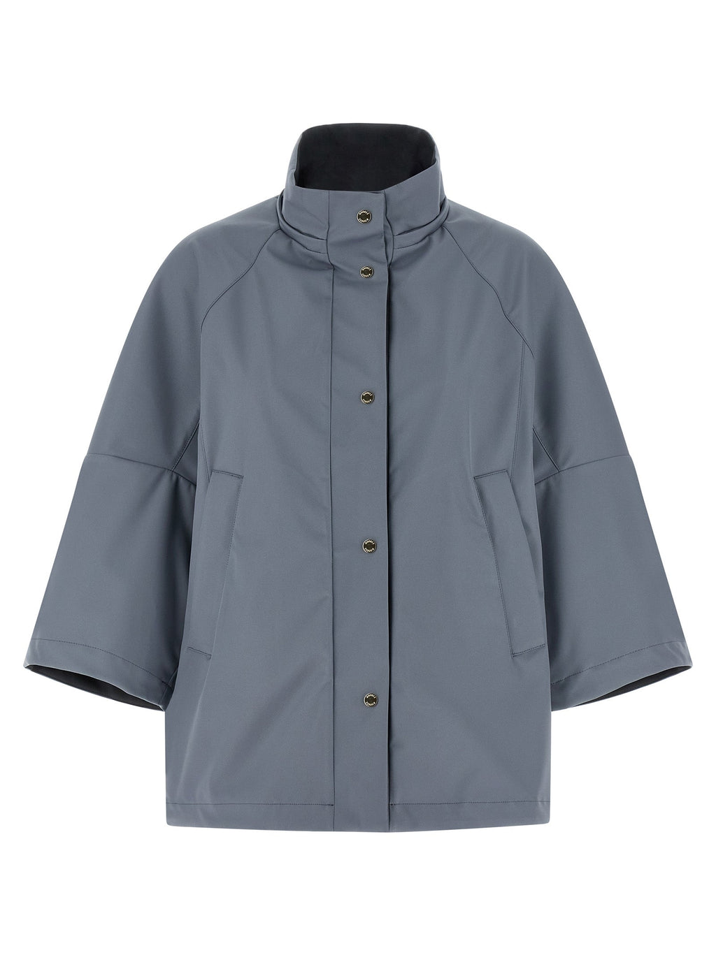 MooRER Blue Polyester Shell Jacket