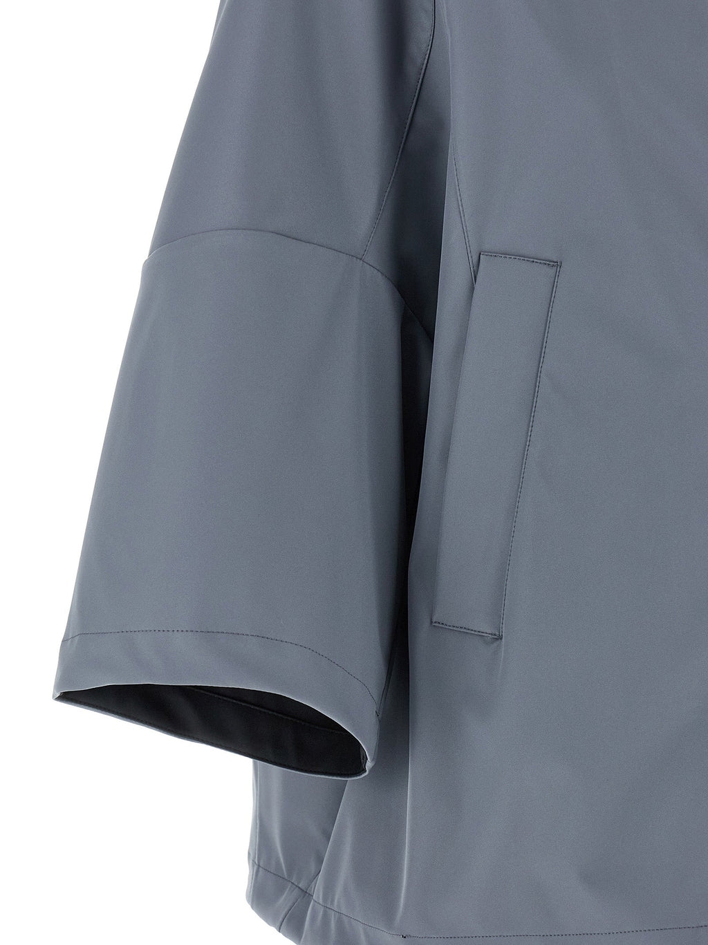 MooRER Blue Polyester Shell Jacket