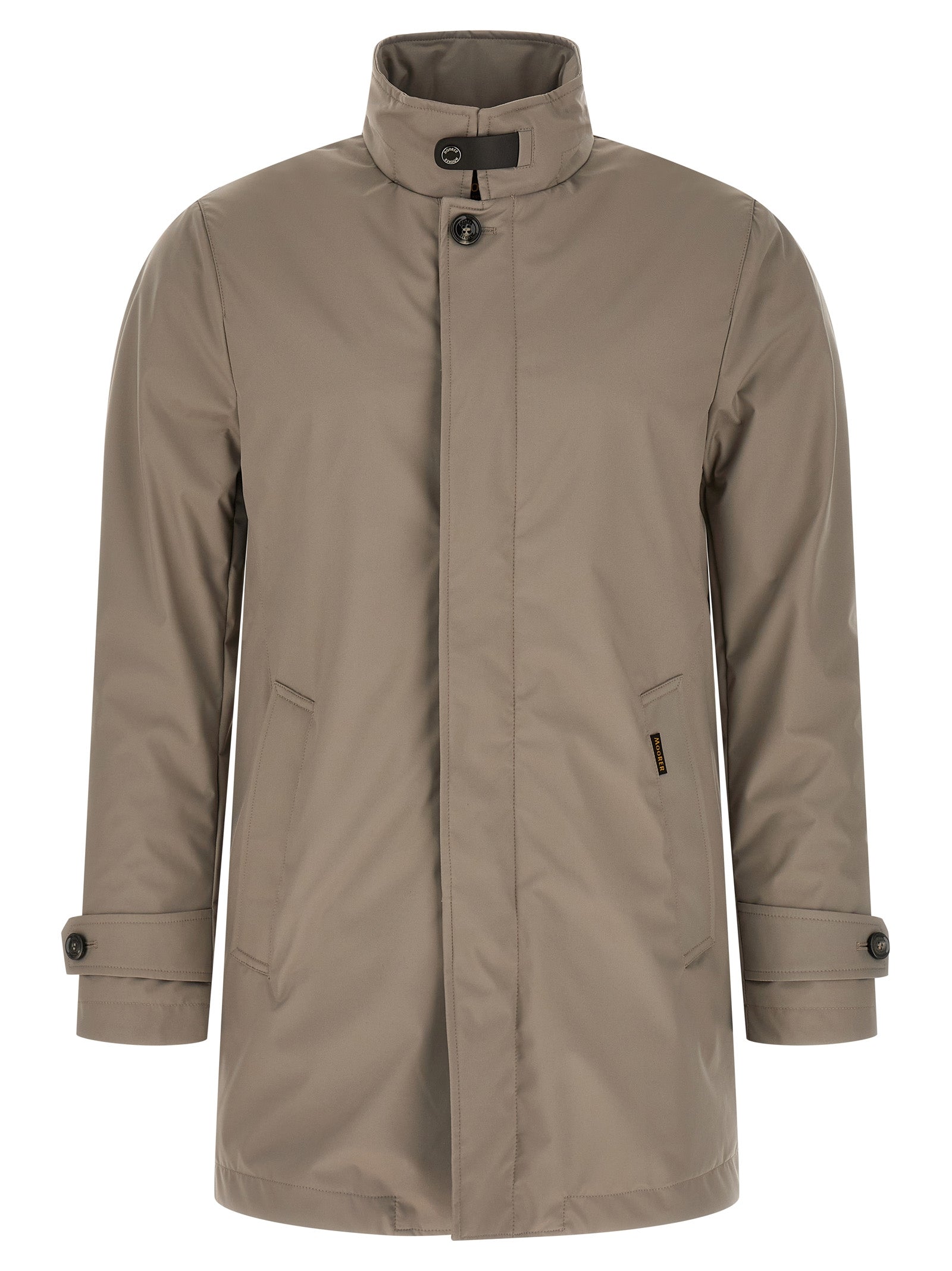 MooRER Gray Polyester Shell Jacket