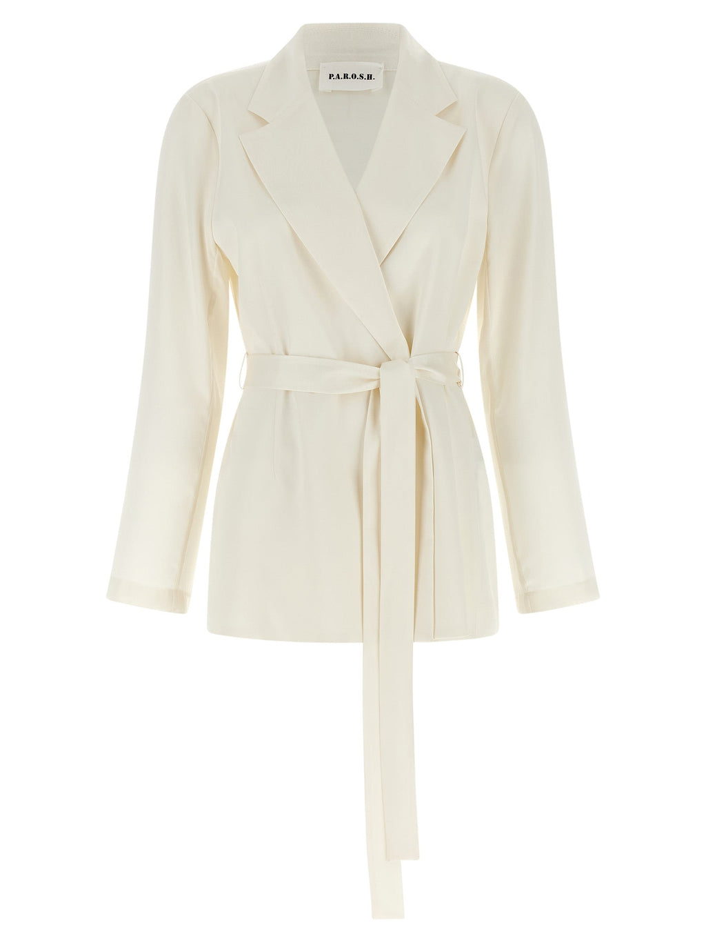 P.A.R.O.S.H. White Polyester Blazer