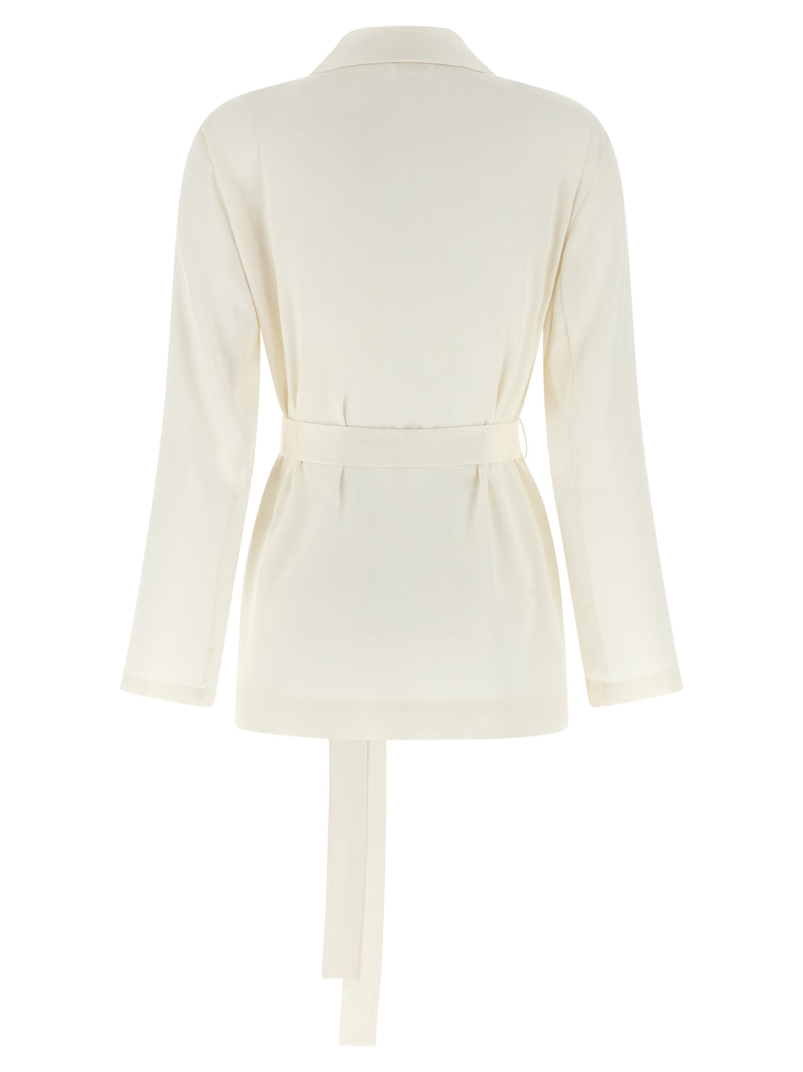 P.A.R.O.S.H. White Polyester Blazer