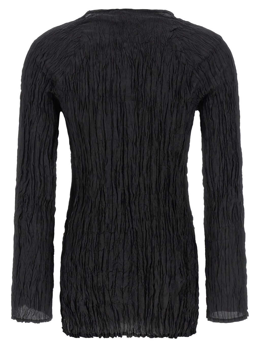 P.A.R.O.S.H. Black Silk Blouse