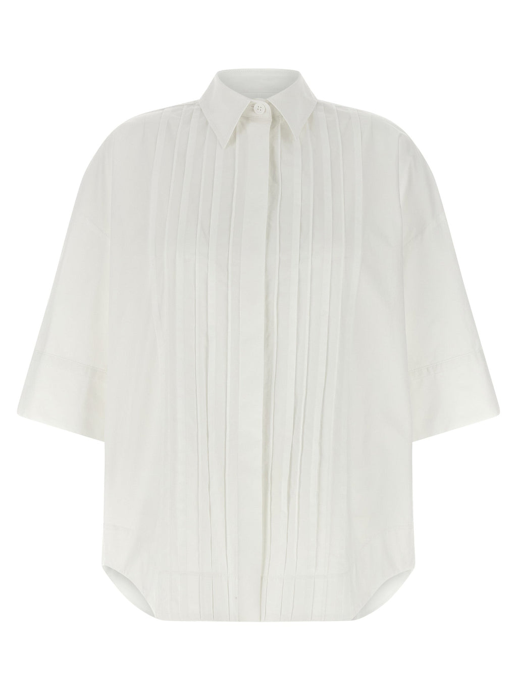 P.A.R.O.S.H. White Cotton Blouse