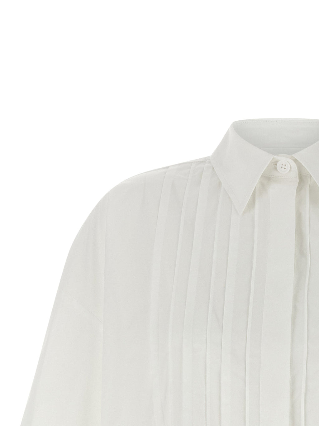 P.A.R.O.S.H. White Cotton Blouse
