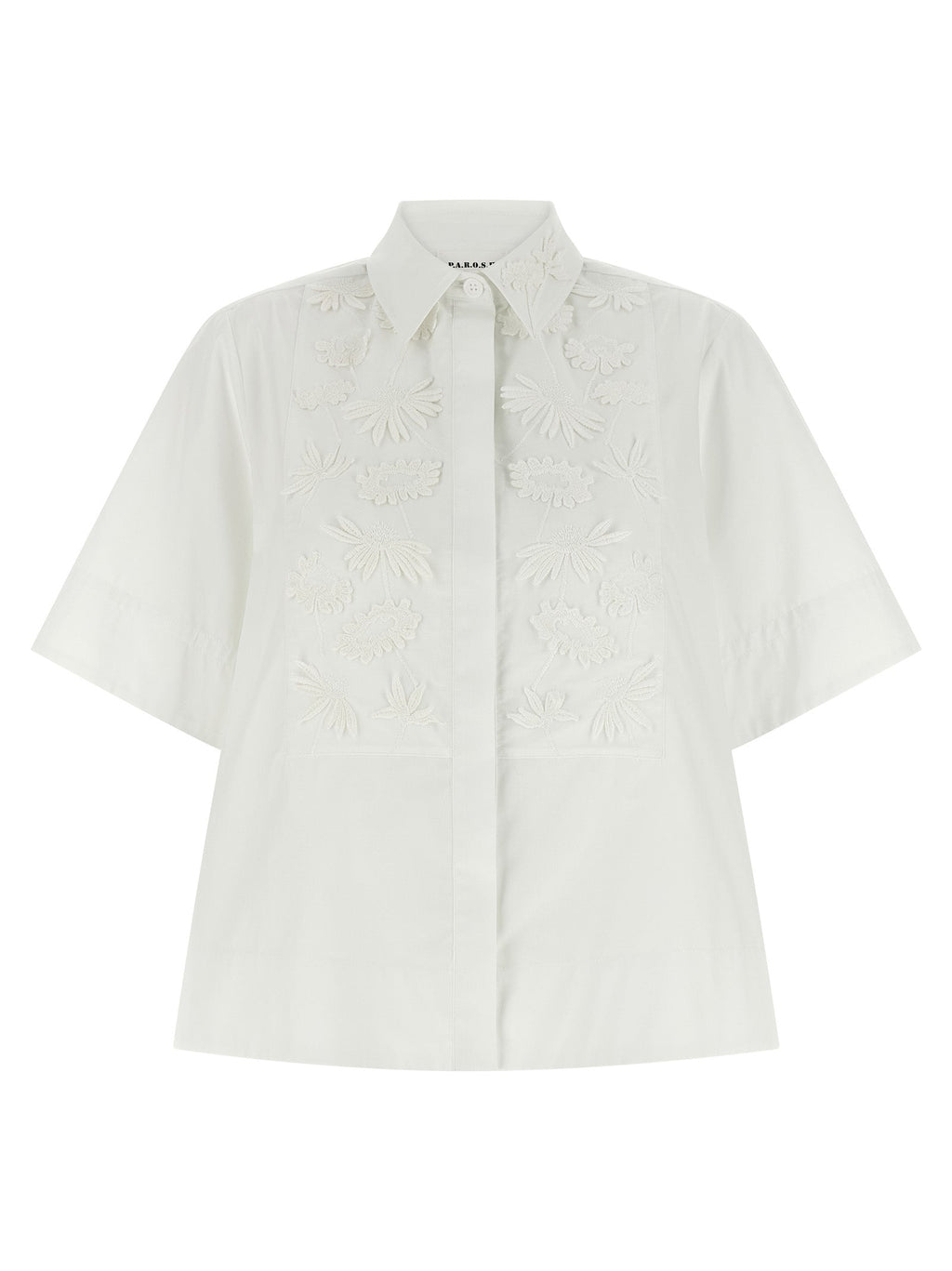 P.A.R.O.S.H. White Cotton Blouse